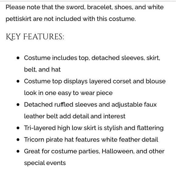 Sexy Pirate Steampunk Costume Set - Picture 11 of 13